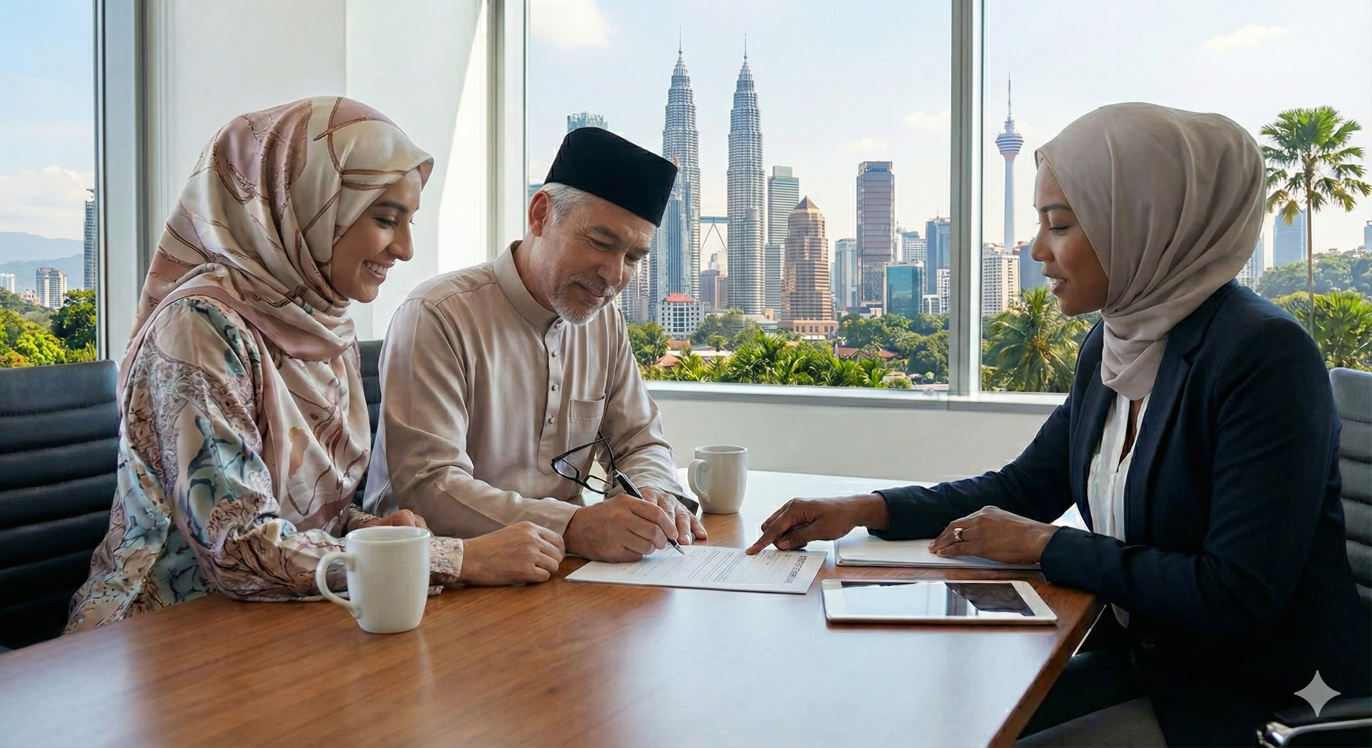 Menandatangani Perjanjian Harta Sepencarian